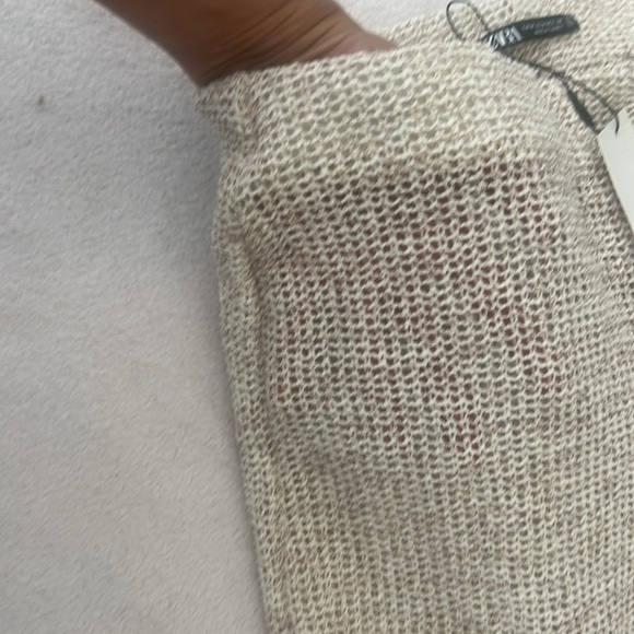 Zara WIDE-LEG CROPPED KNIT TROUSERS
Size M - Picture 6 of 7